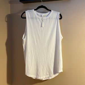 Lululemon Brunswick Muscle Tank White Size 10